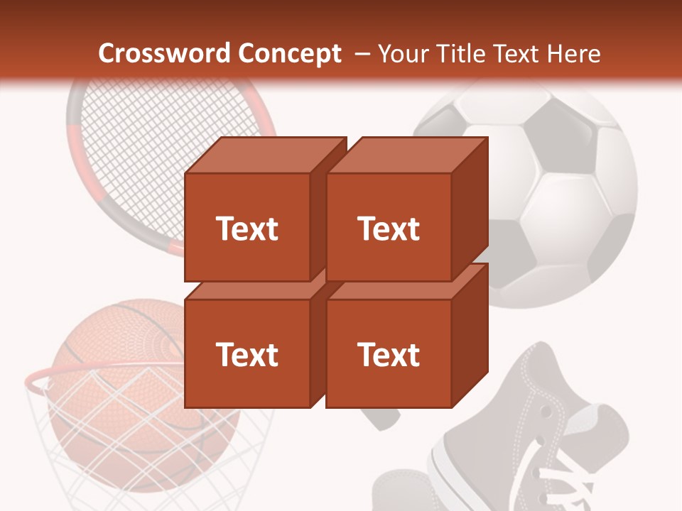 Football Baseball Badminton PowerPoint Template