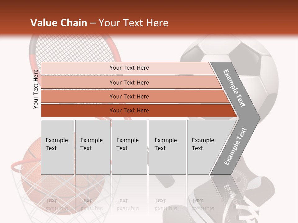 Football Baseball Badminton PowerPoint Template