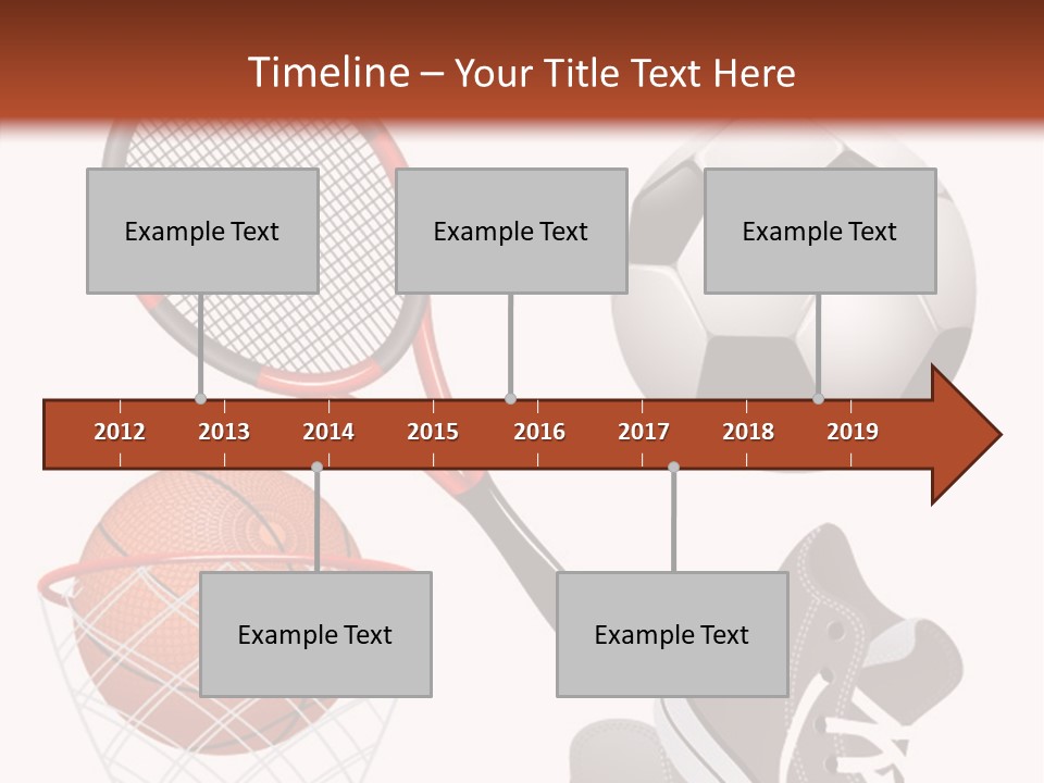 Football Baseball Badminton PowerPoint Template