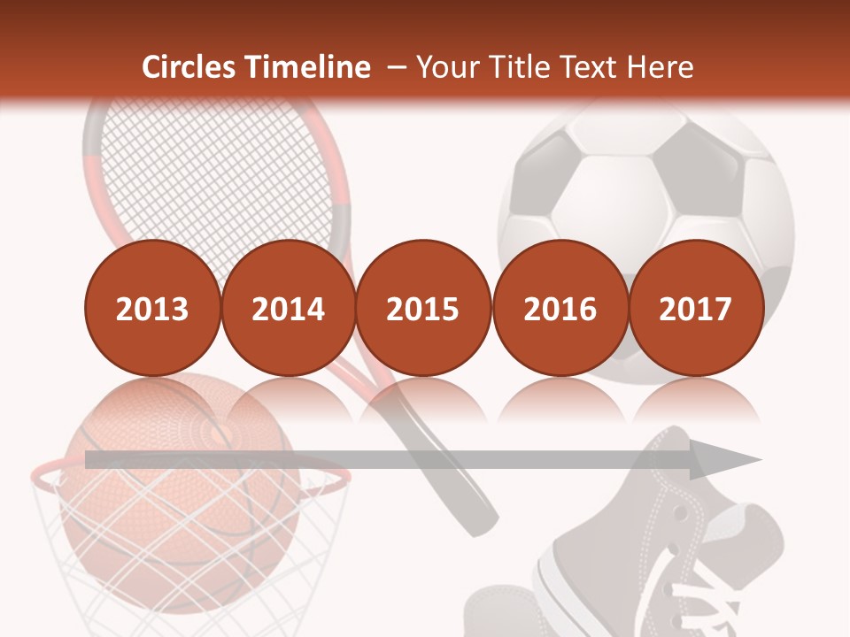 Football Baseball Badminton PowerPoint Template