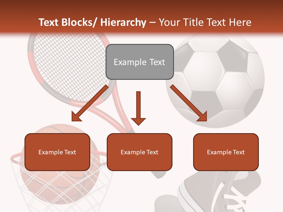 Football Baseball Badminton PowerPoint Template