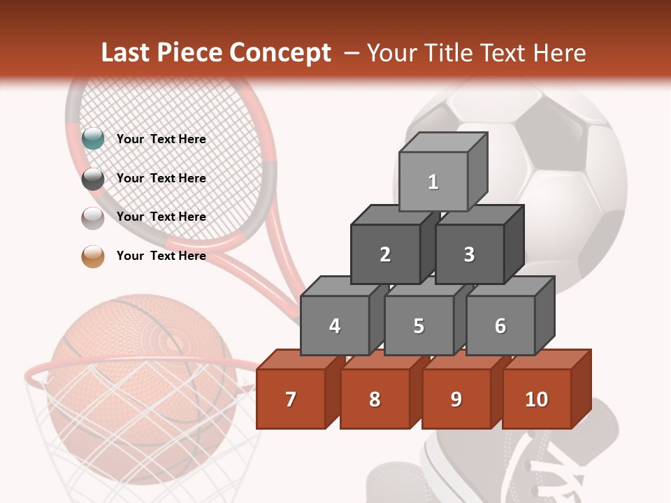 Football Baseball Badminton PowerPoint Template