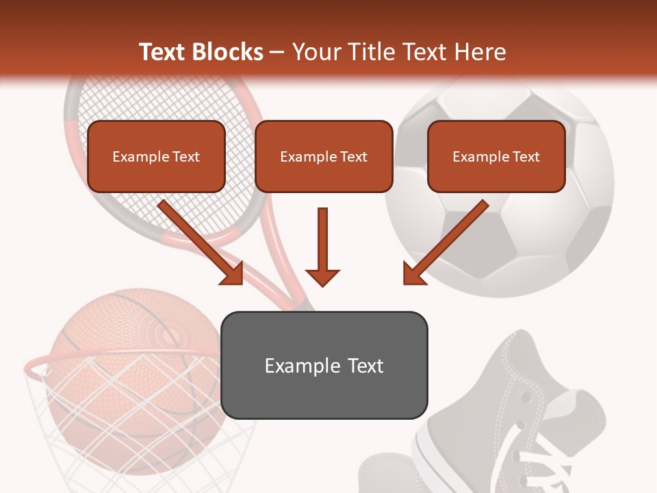 Football Baseball Badminton PowerPoint Template