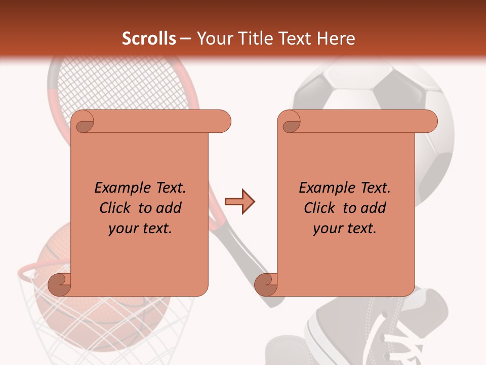 Football Baseball Badminton PowerPoint Template