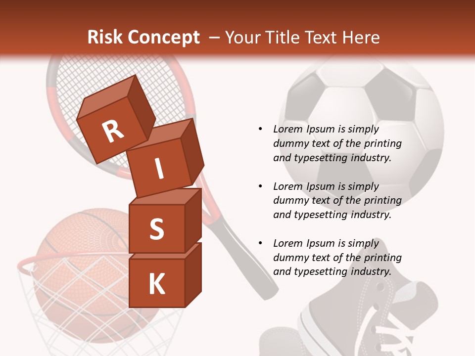 Football Baseball Badminton PowerPoint Template