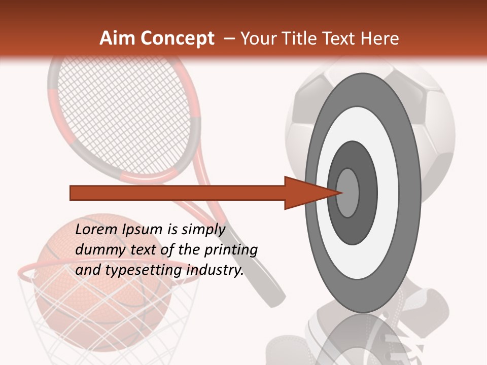 Football Baseball Badminton PowerPoint Template