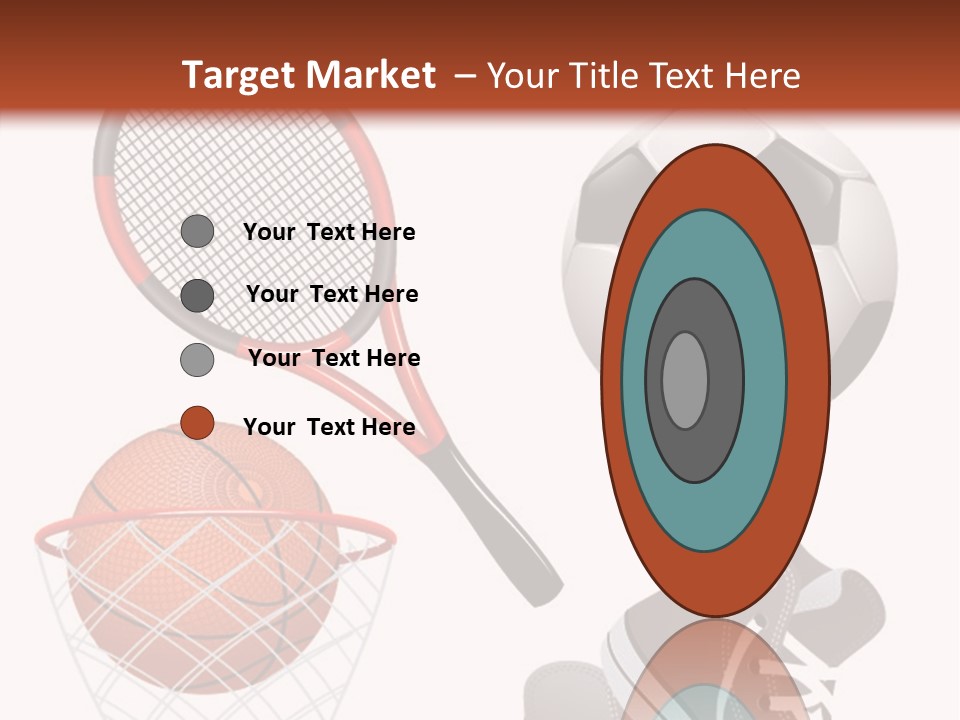 Football Baseball Badminton PowerPoint Template