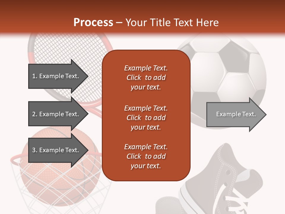 Football Baseball Badminton PowerPoint Template