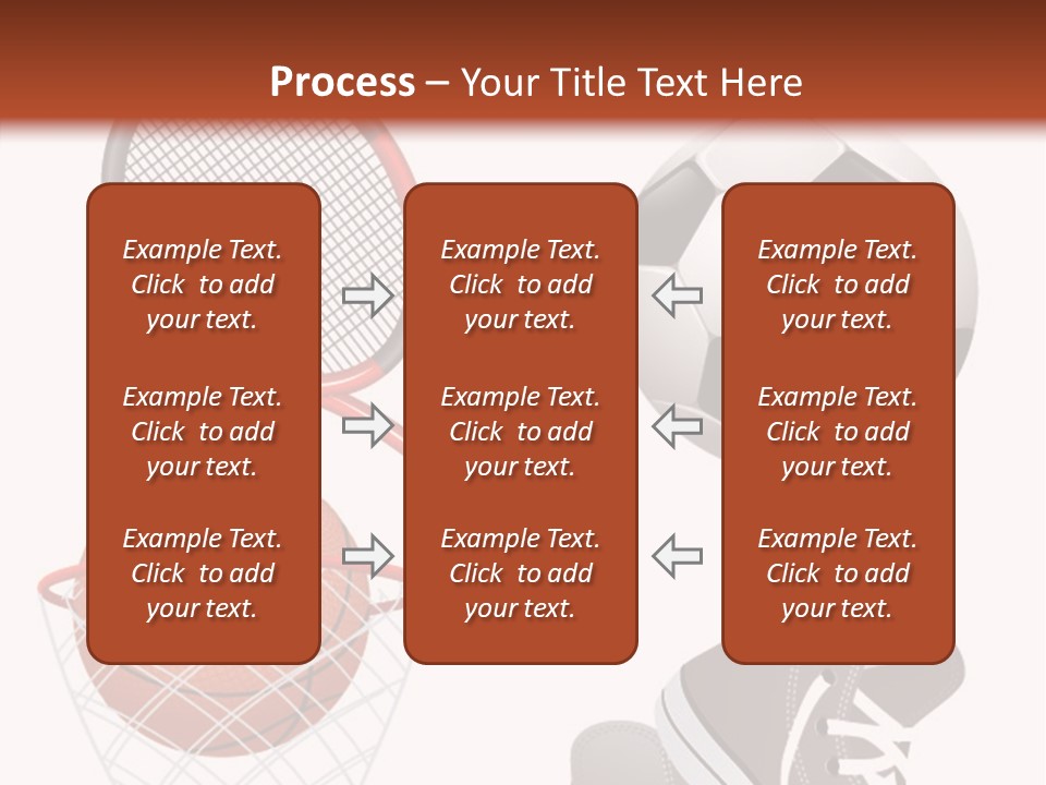 Football Baseball Badminton PowerPoint Template