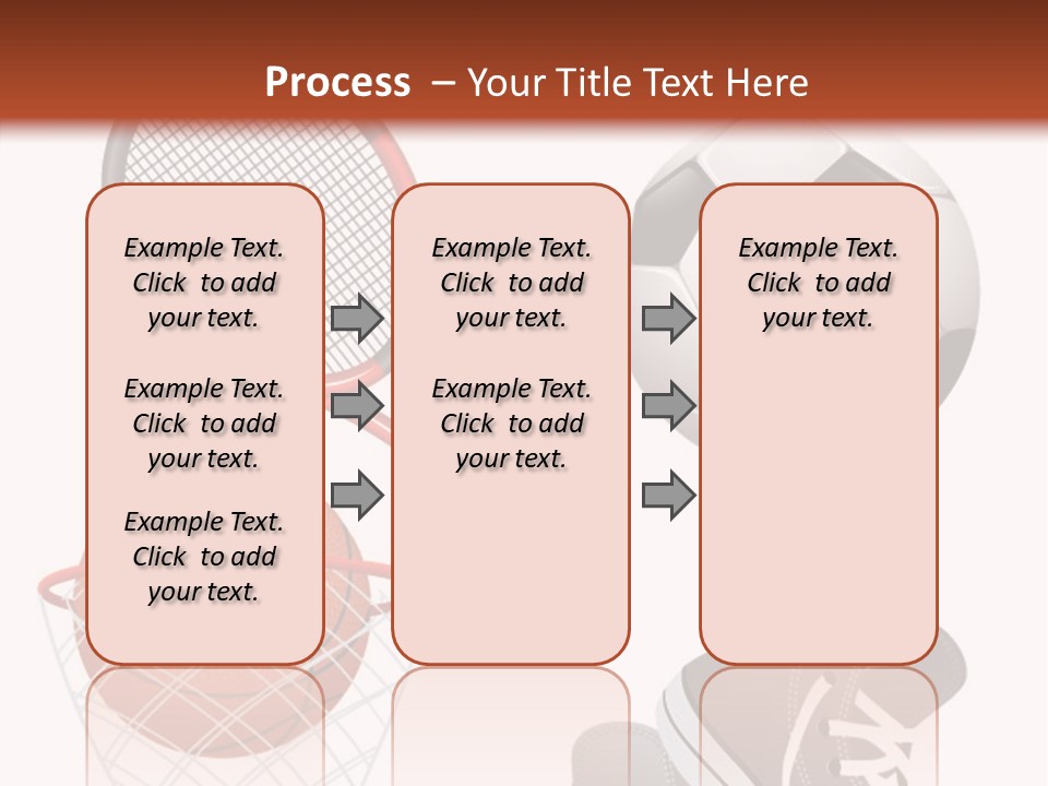 Football Baseball Badminton PowerPoint Template