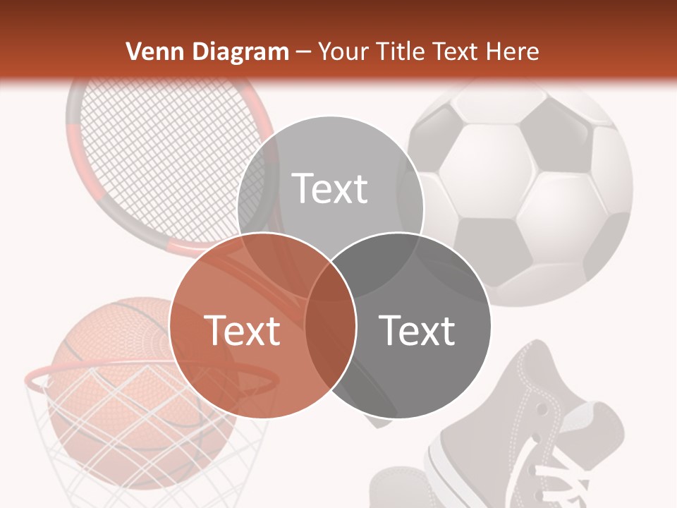 Football Baseball Badminton PowerPoint Template