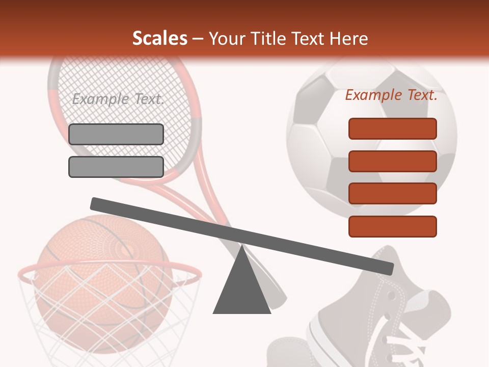 Football Baseball Badminton PowerPoint Template