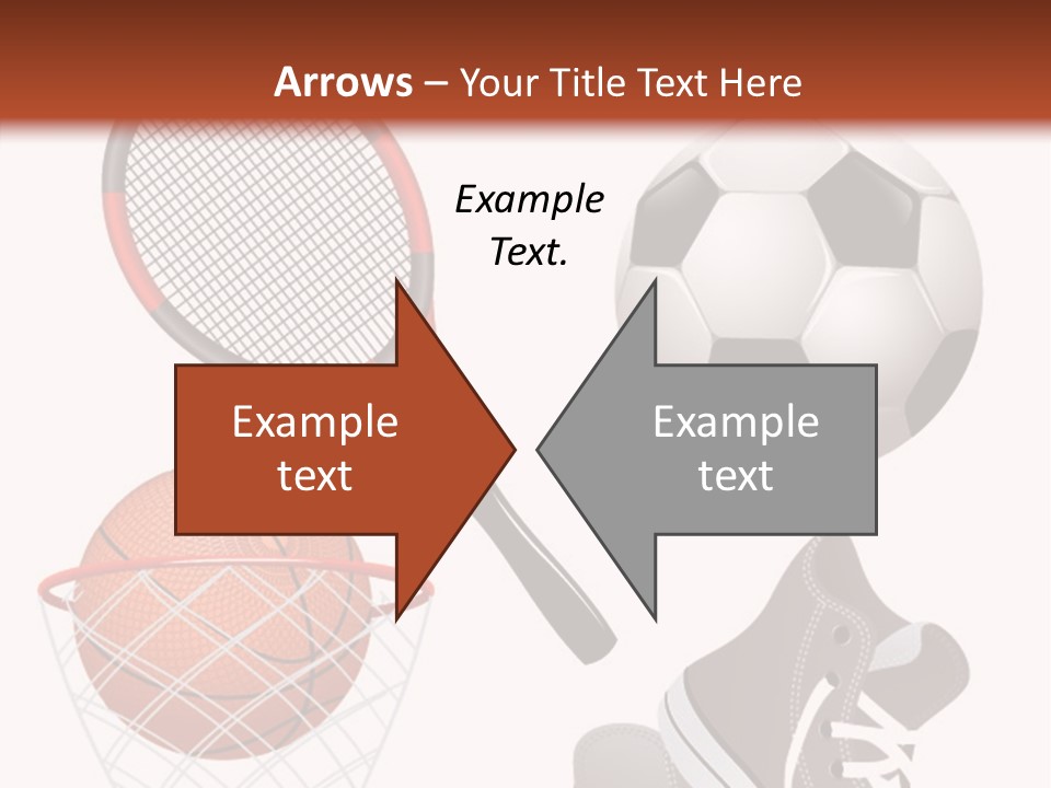 Football Baseball Badminton PowerPoint Template
