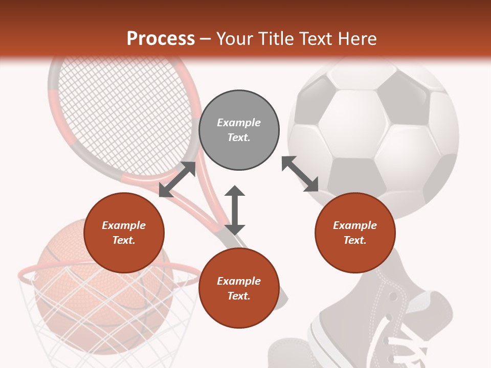 Football Baseball Badminton PowerPoint Template