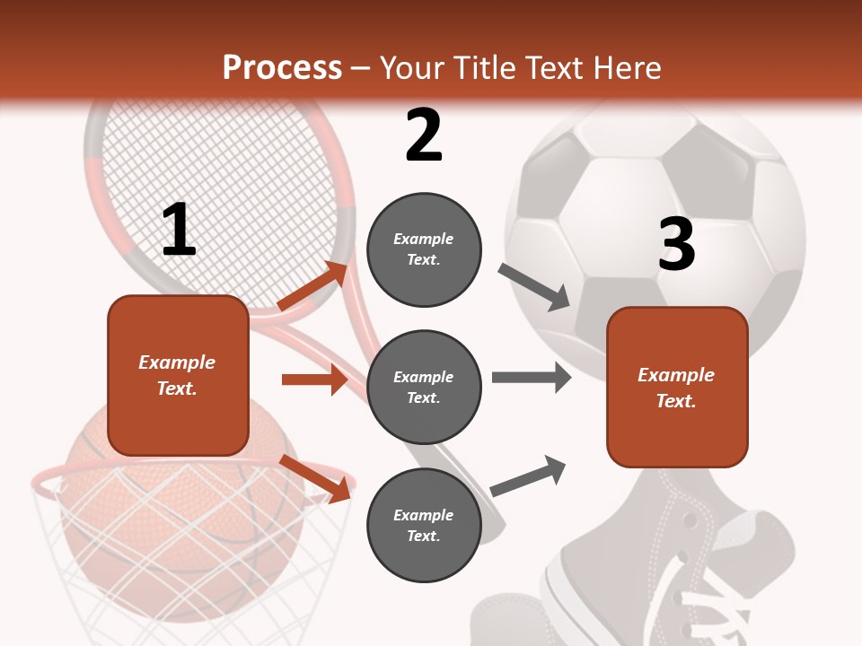 Football Baseball Badminton PowerPoint Template