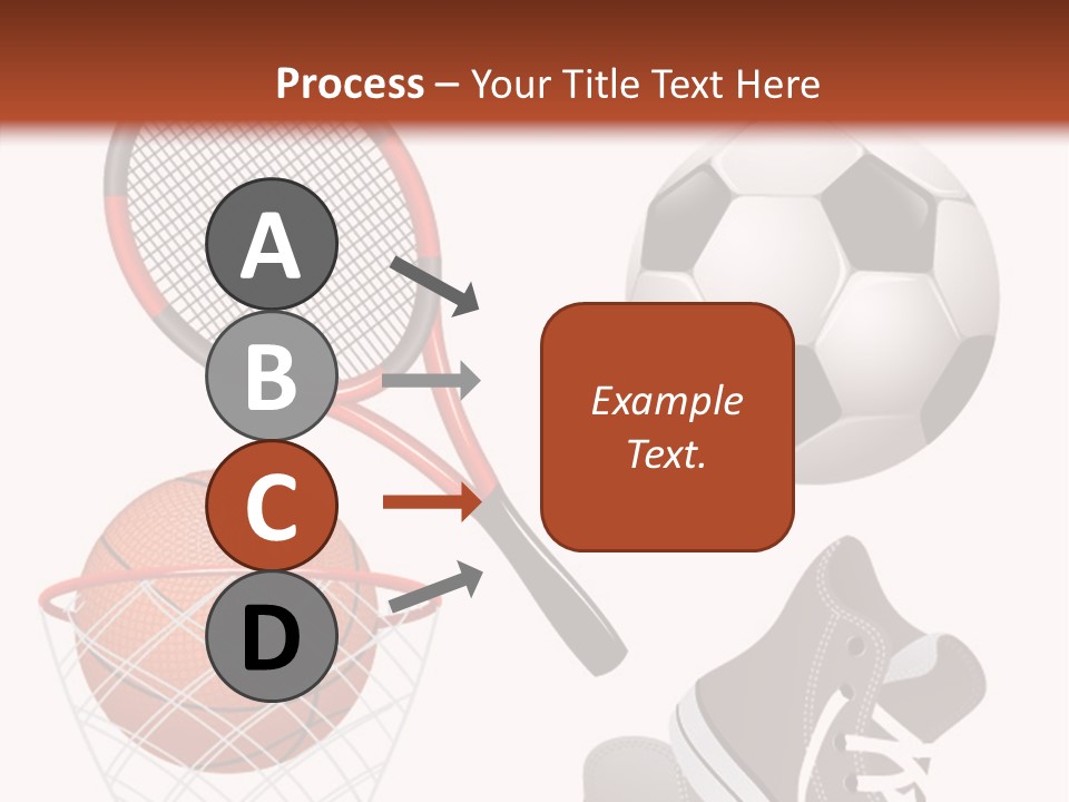 Football Baseball Badminton PowerPoint Template