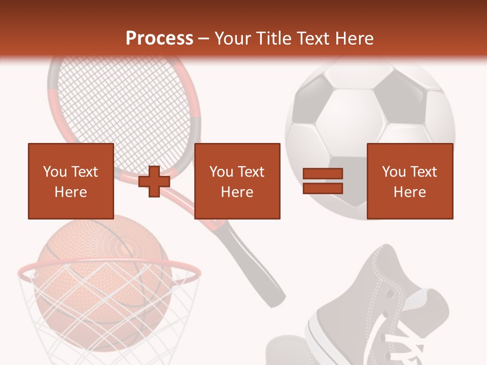 Football Baseball Badminton PowerPoint Template