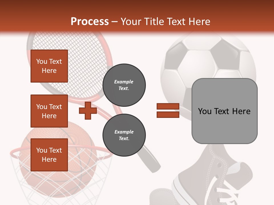 Football Baseball Badminton PowerPoint Template