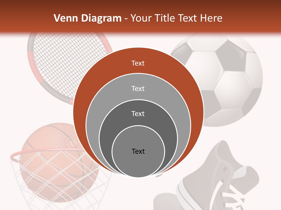 Football Baseball Badminton PowerPoint Template