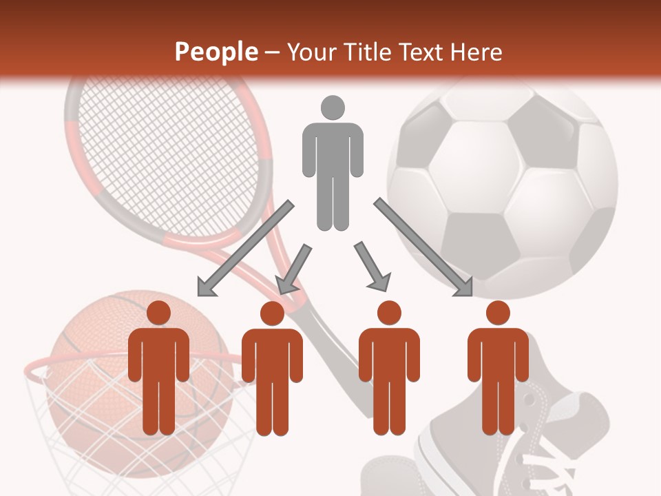 Football Baseball Badminton PowerPoint Template