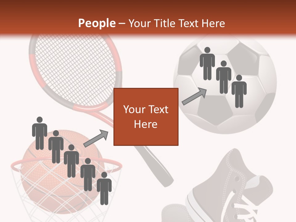 Football Baseball Badminton PowerPoint Template