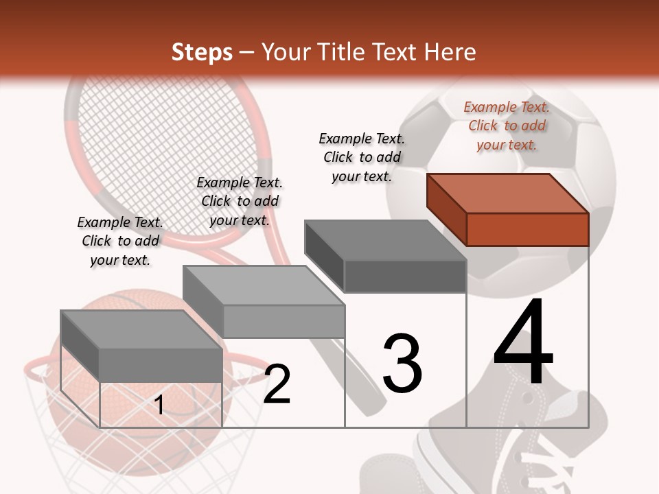 Football Baseball Badminton PowerPoint Template