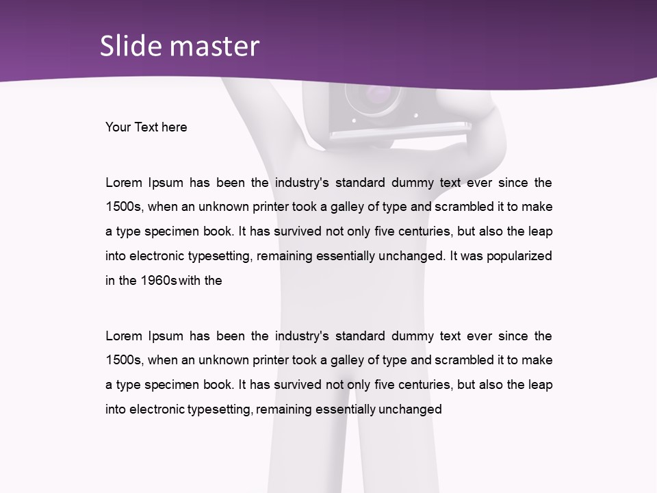 Human Media View PowerPoint Template