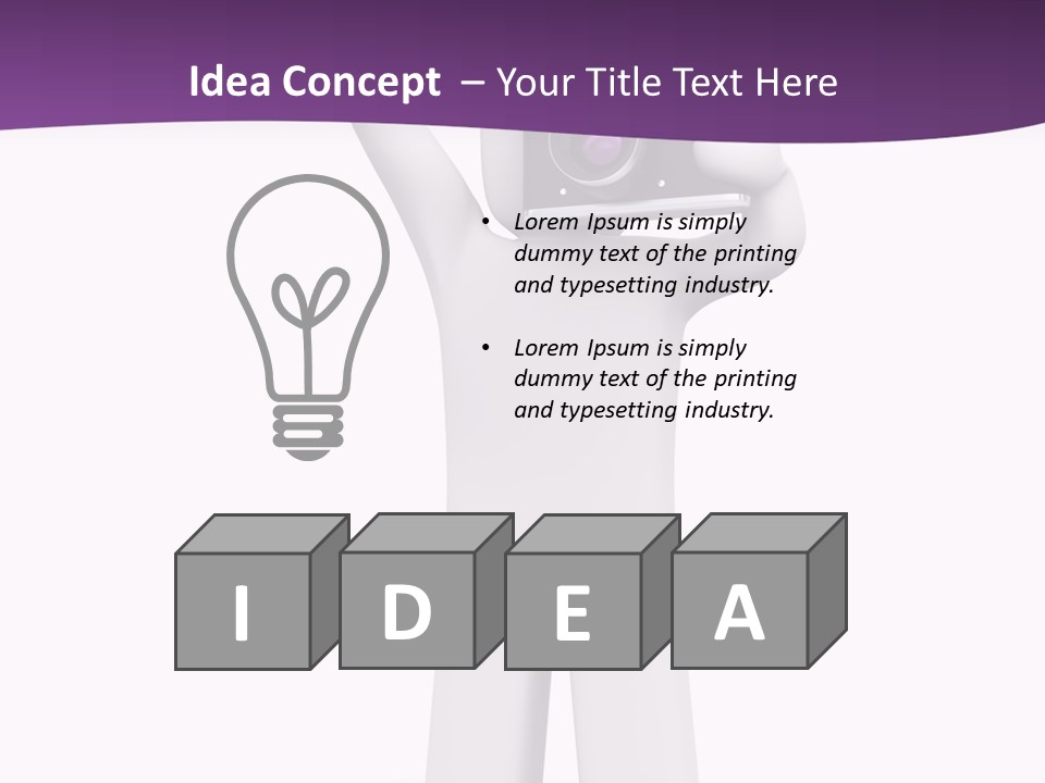 Human Media View PowerPoint Template