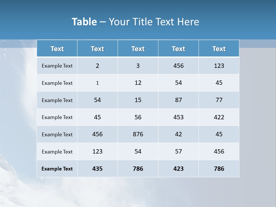 Mad Crazy Winter PowerPoint Template