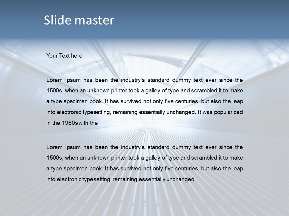 Bangkok Walkway Office PowerPoint Template