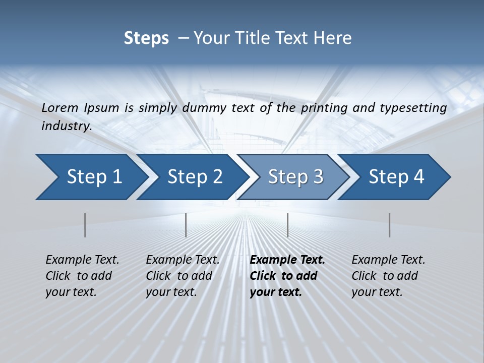 Bangkok Walkway Office PowerPoint Template