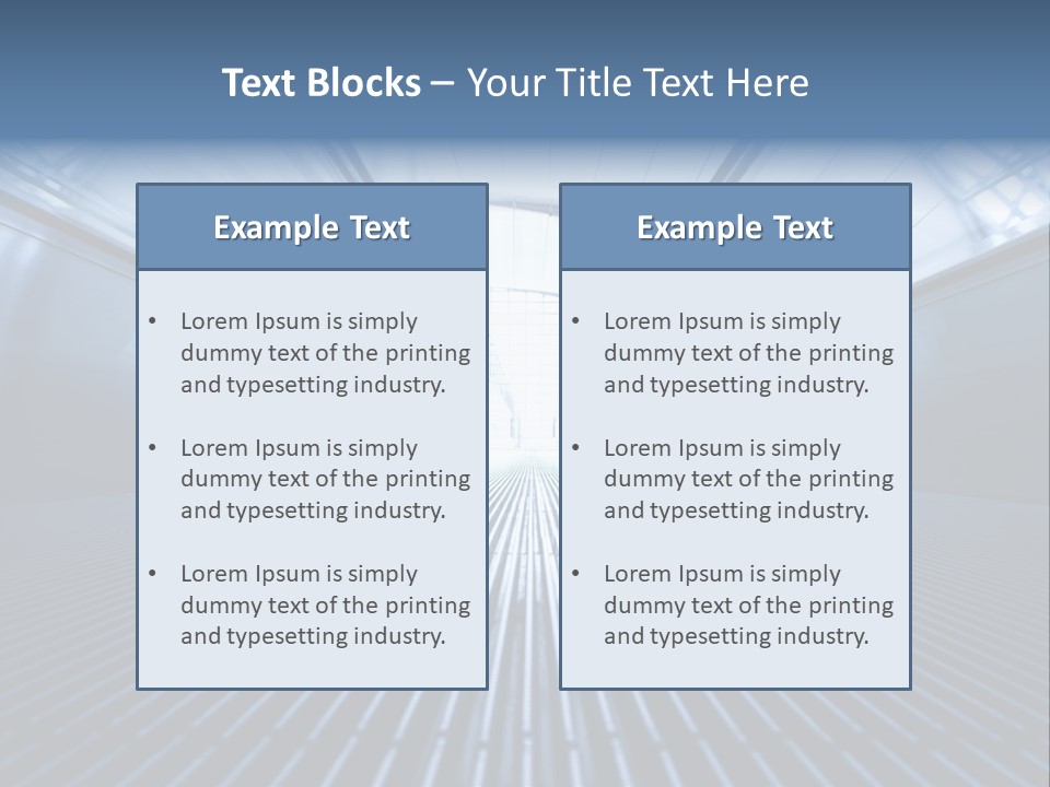 Bangkok Walkway Office PowerPoint Template