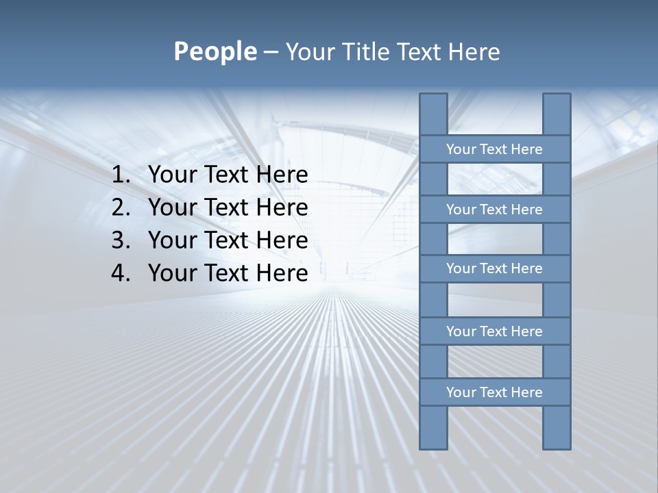 Bangkok Walkway Office PowerPoint Template