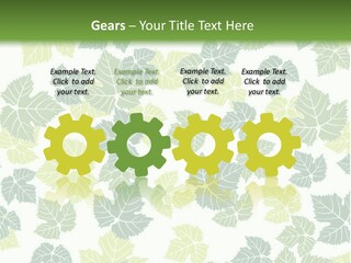 Beautiful Climate Botanical PowerPoint Template