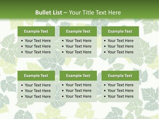 Beautiful Climate Botanical PowerPoint Template