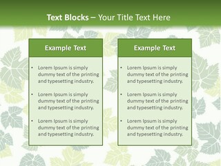 Beautiful Climate Botanical PowerPoint Template