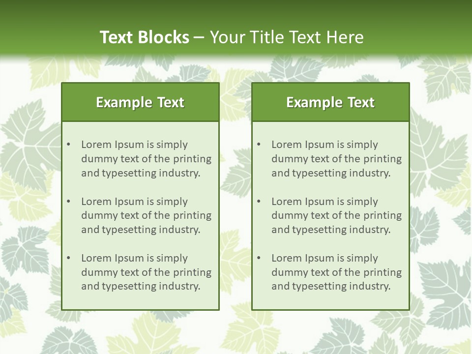 Beautiful Climate Botanical PowerPoint Template