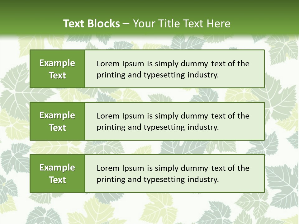 Beautiful Climate Botanical PowerPoint Template