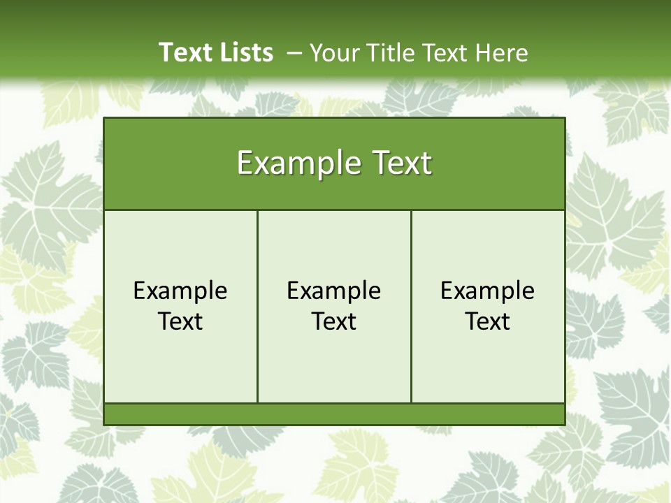 Beautiful Climate Botanical PowerPoint Template