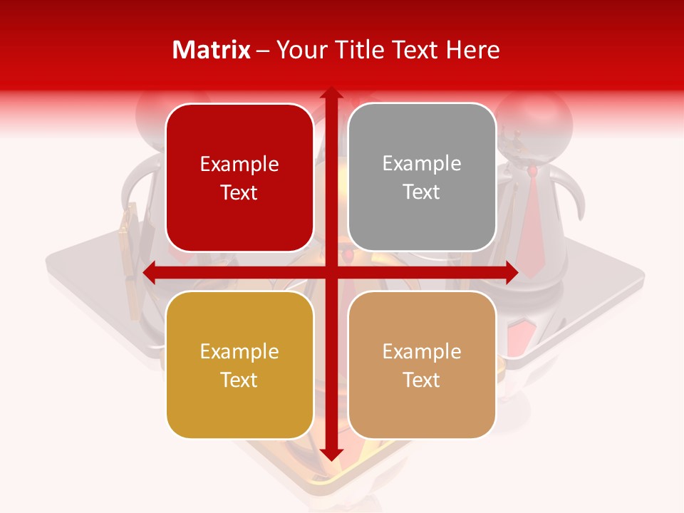 A Group Of People Standing On Top Of A Golden Plate PowerPoint Template