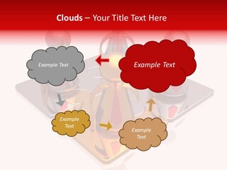 A Group Of People Standing On Top Of A Golden Plate PowerPoint Template