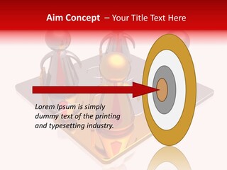 A Group Of People Standing On Top Of A Golden Plate PowerPoint Template