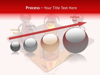 A Group Of People Standing On Top Of A Golden Plate PowerPoint Template