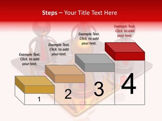 A Group Of People Standing On Top Of A Golden Plate PowerPoint Template