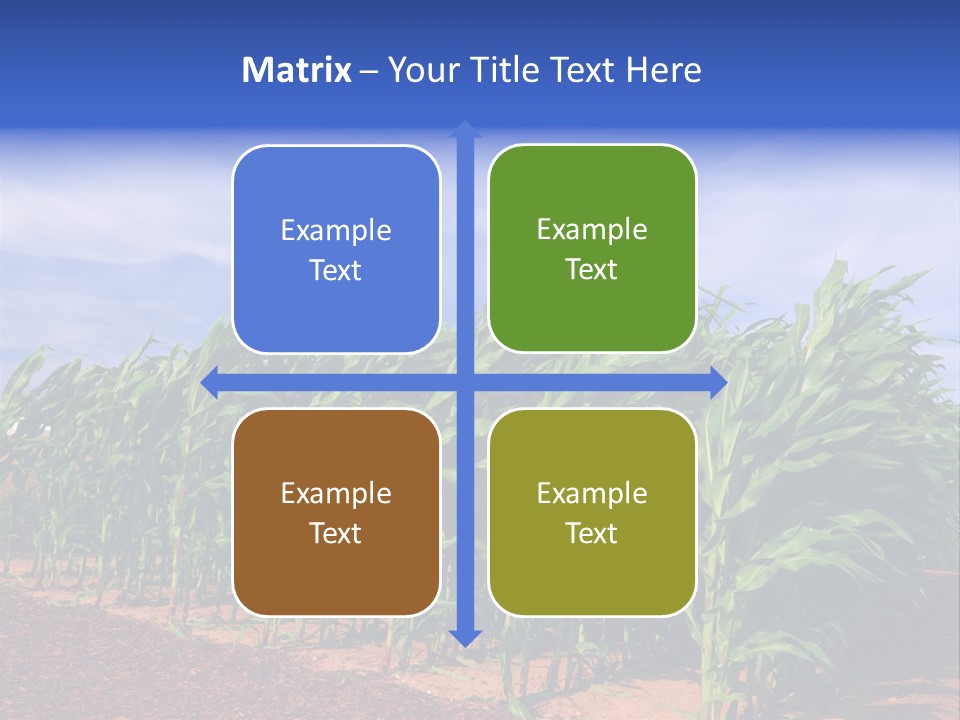 Environment Sunny Blue PowerPoint Template