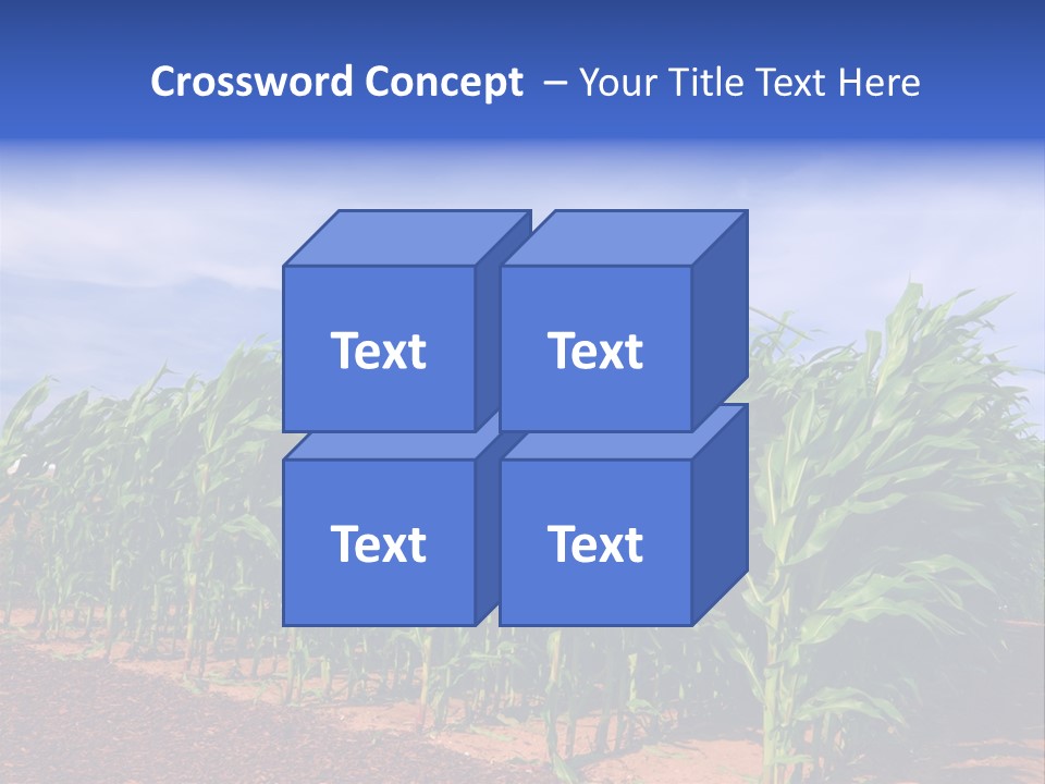 Environment Sunny Blue PowerPoint Template