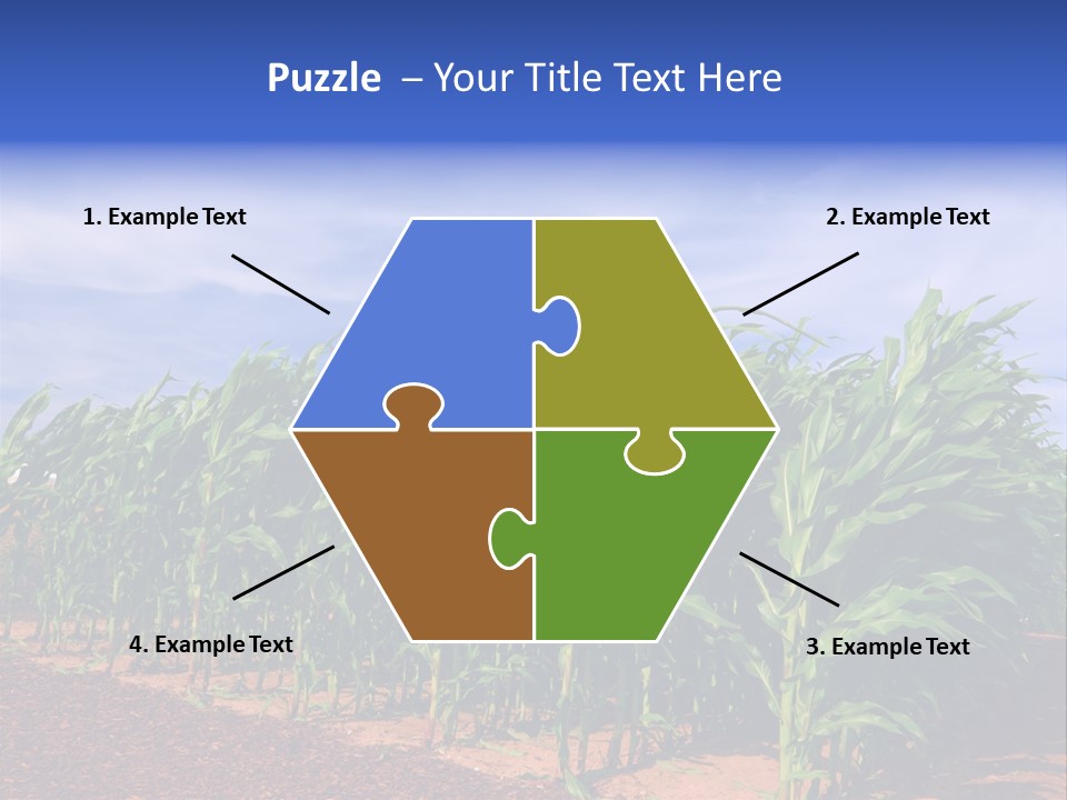 Environment Sunny Blue PowerPoint Template