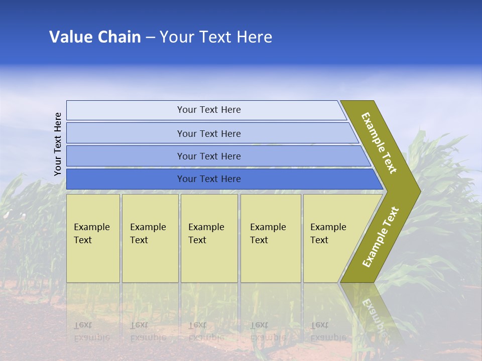 Environment Sunny Blue PowerPoint Template