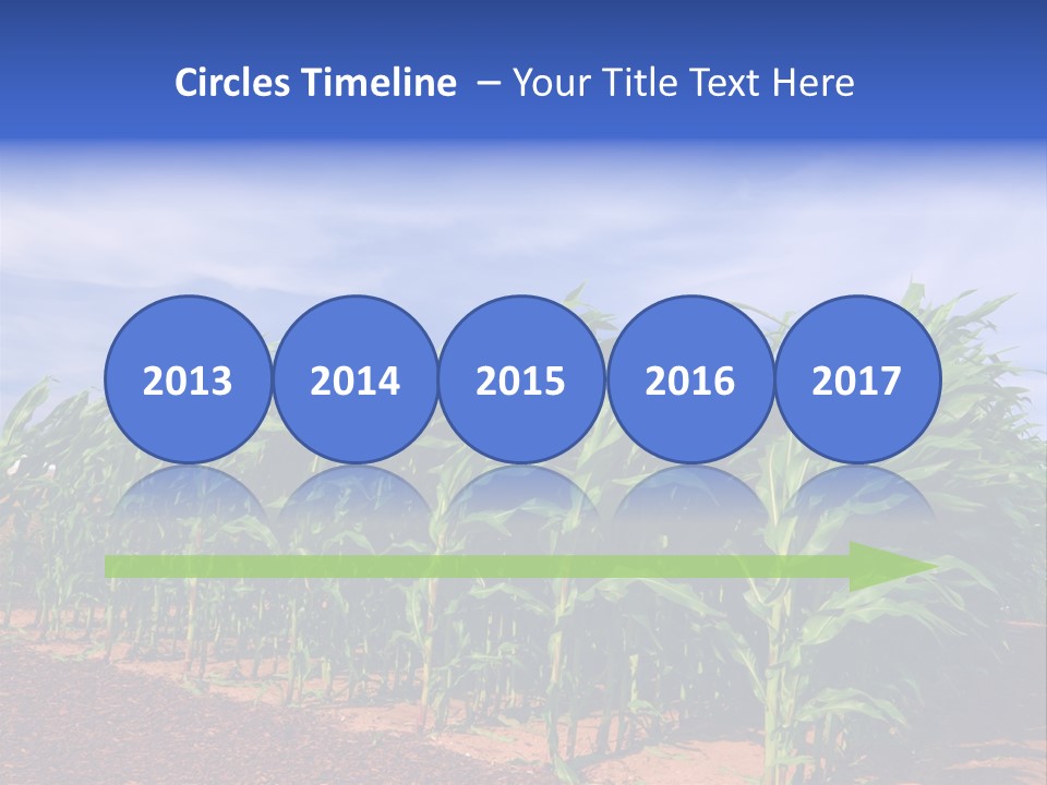 Environment Sunny Blue PowerPoint Template