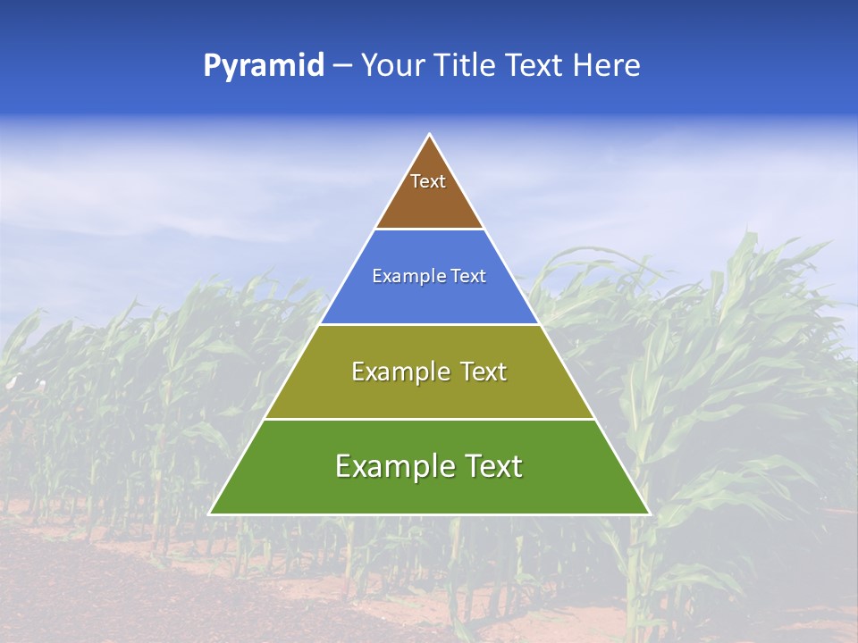 Environment Sunny Blue PowerPoint Template
